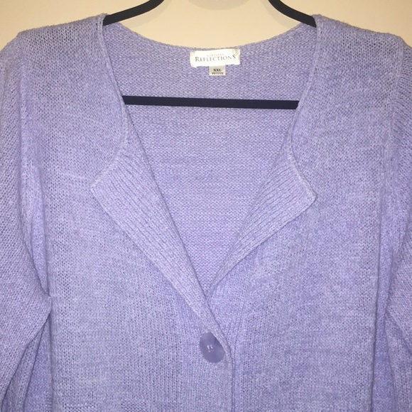 Northern Reflections Sweaters - Northern Reflections 3/4 Sleeve, Blue Cardigan